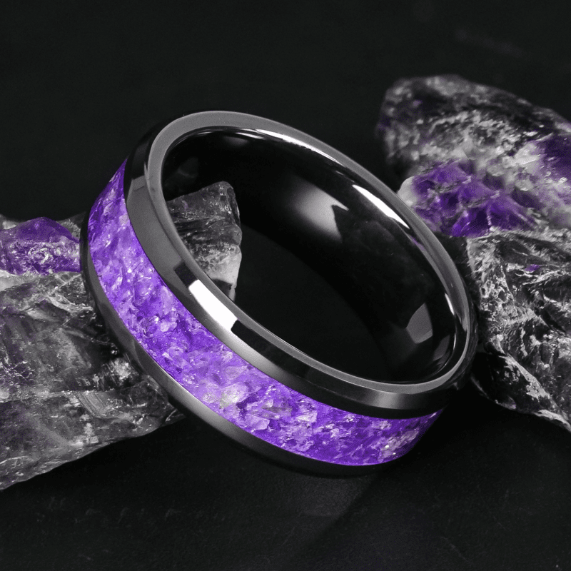 Amethyst Glowstone Ring 4