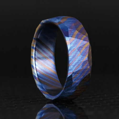 Obsidian Timascus Ring1