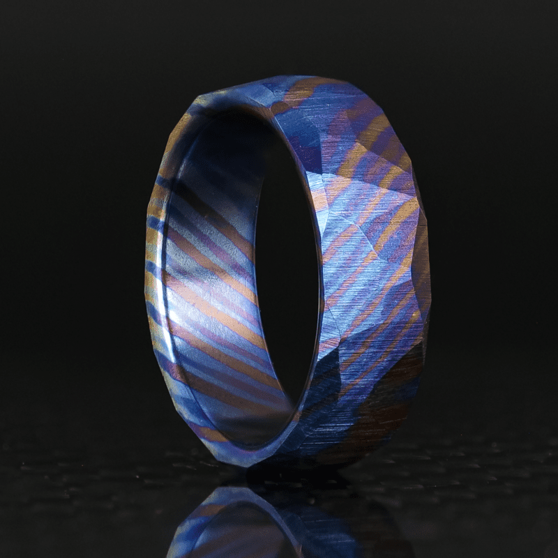 Obsidian Timascus Ring1