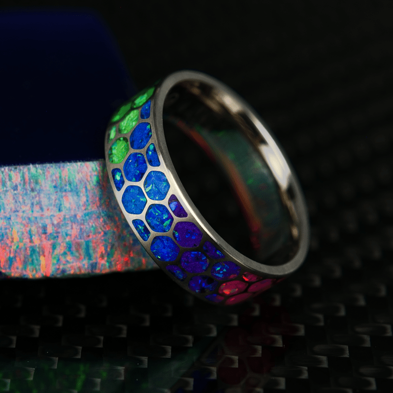 prismatic opal glow ring 6